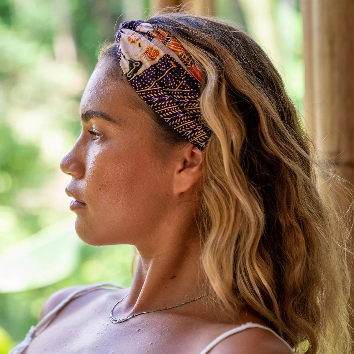 Printed Knot Hairband - Image 3